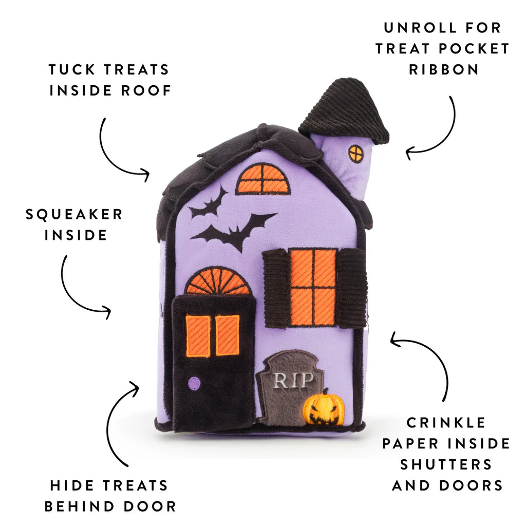The Foggy Dog Haunted House Interactive Dog Toy