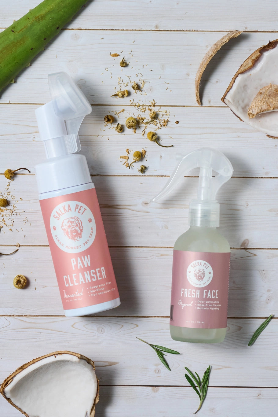 SalkaPet Fresh Face Dog Cleanser Post Meal