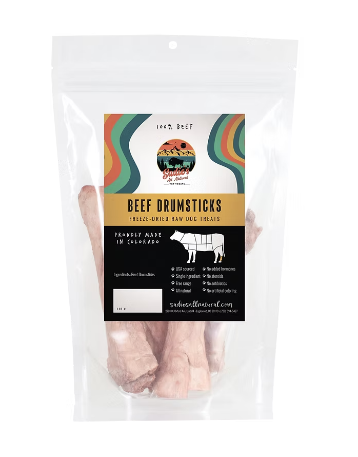 Sadie's All Natural Pet Treats - Beef Drumstick