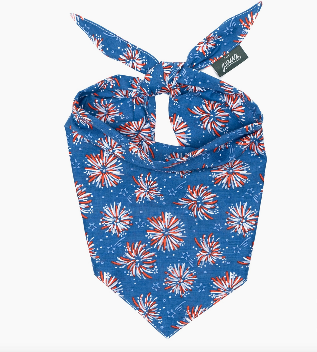 Four Paws Annex - 3 Pack of USA Summer Dog Bandanas