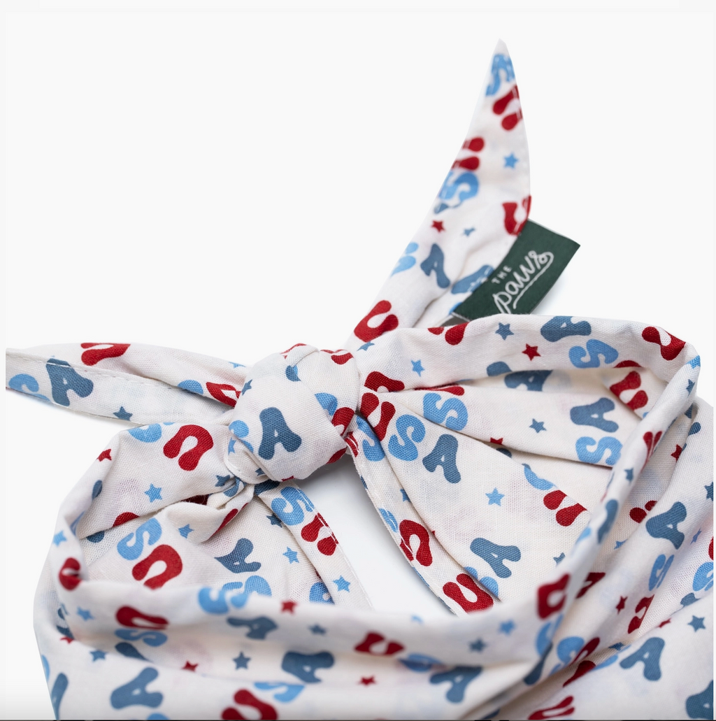 Four Paws Annex - 3 Pack of USA Summer Dog Bandanas