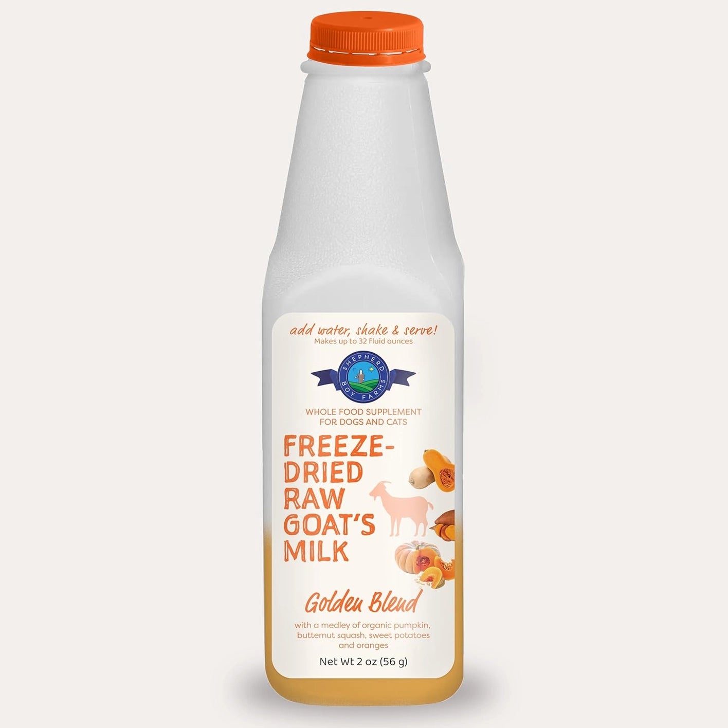 Shepherd Boy Farms Freeze Dried Raw Goat Milk Golden Blend