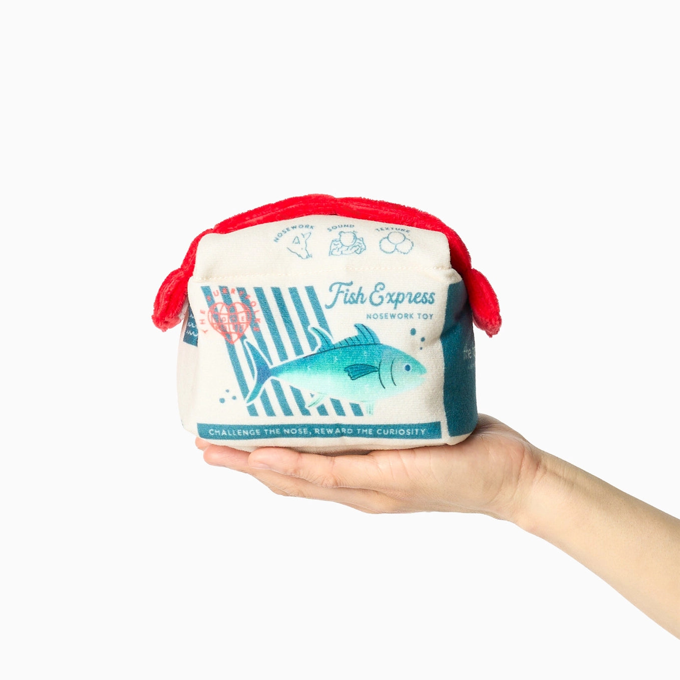 The Furryfolks Fish Express Nosework Toy