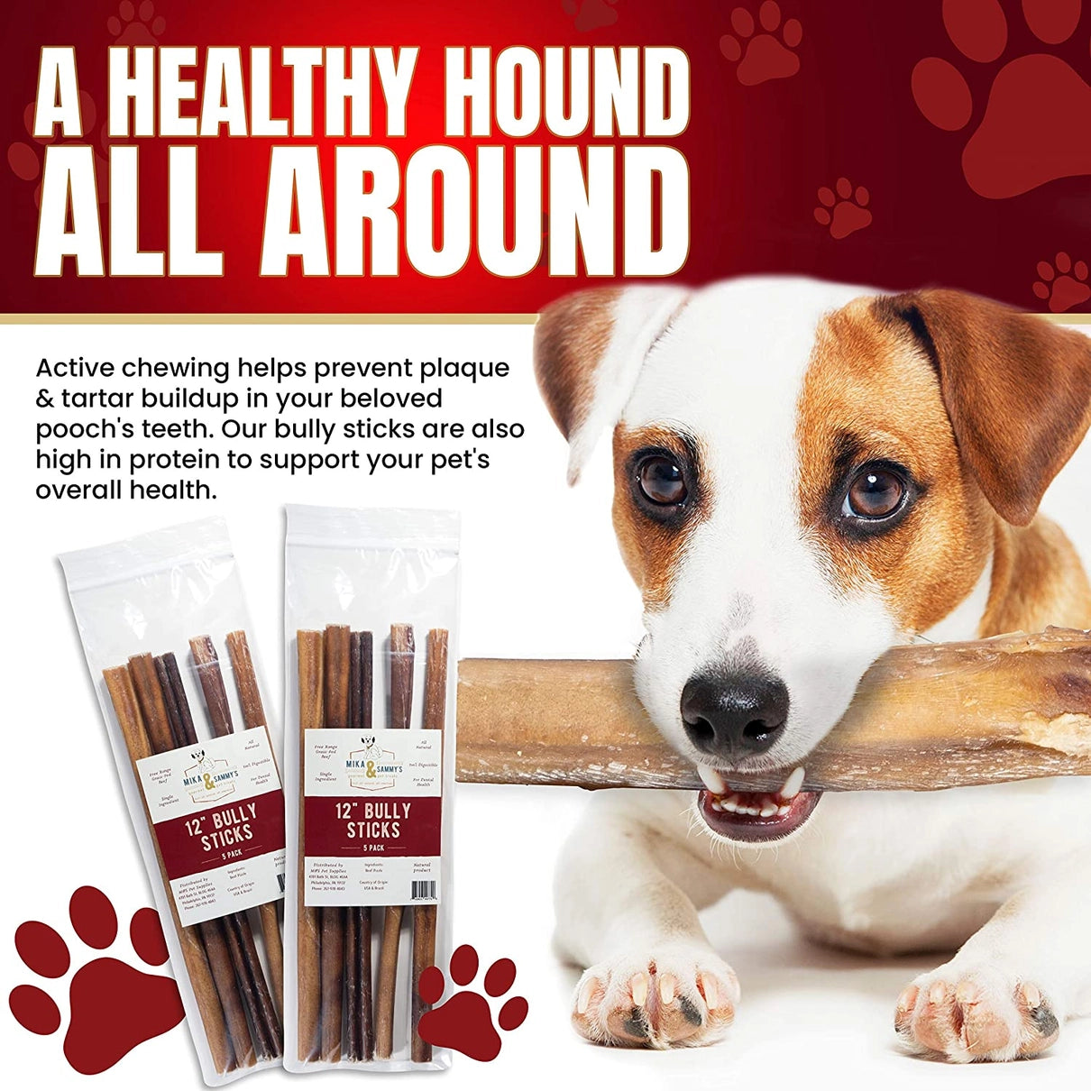 6"-12" Jumbo Bully Sticks