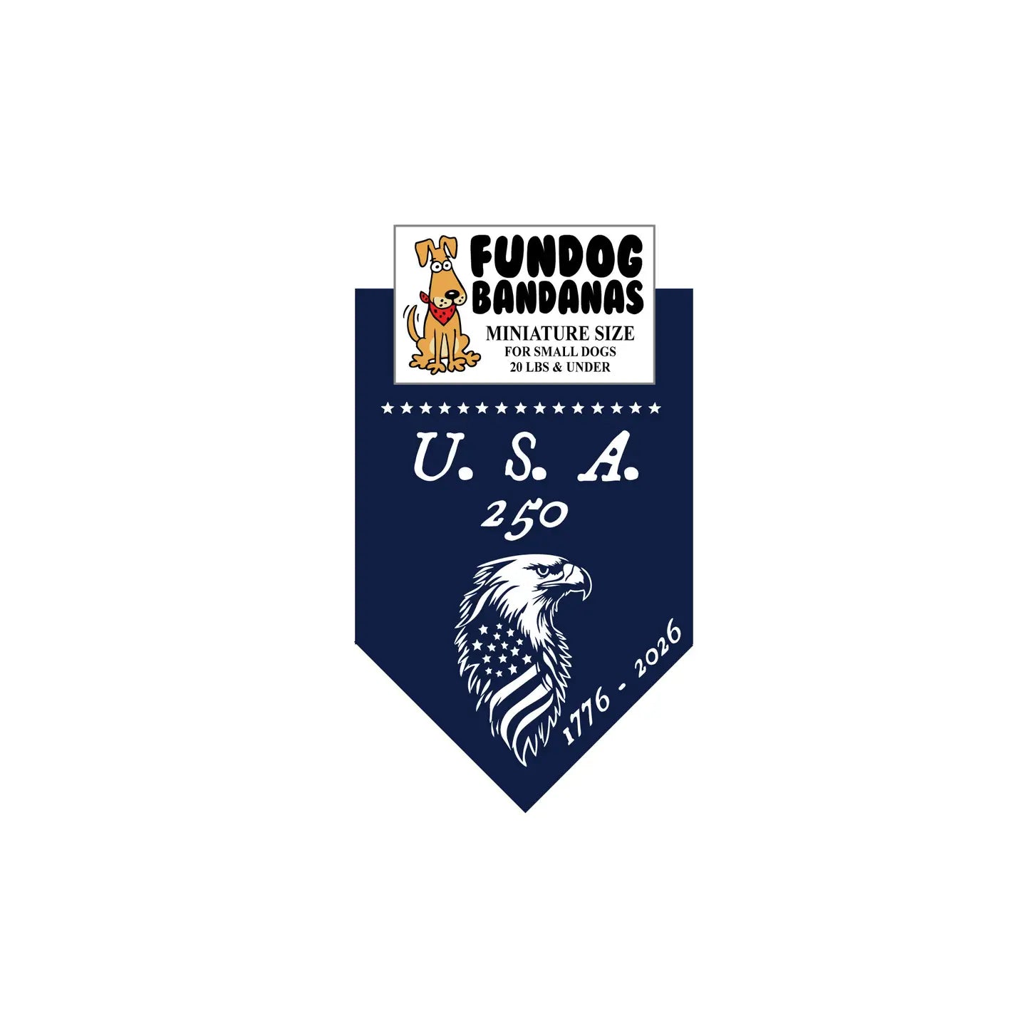 FunDog Bandanas - USA 250 Anniversary Bandana