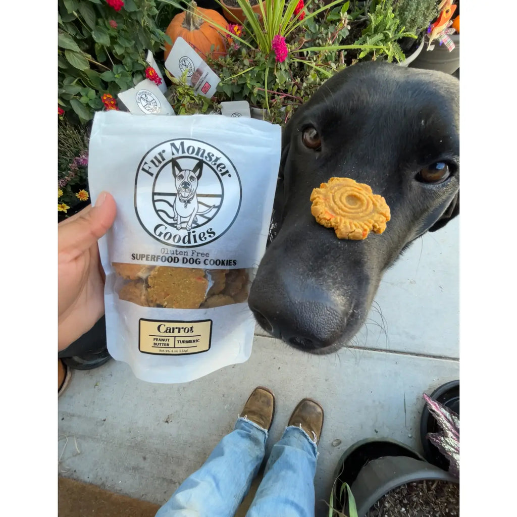 Fur Monster Goodies Organic Carrot Superfood Dog Cookie: Baked Treats For Dogs