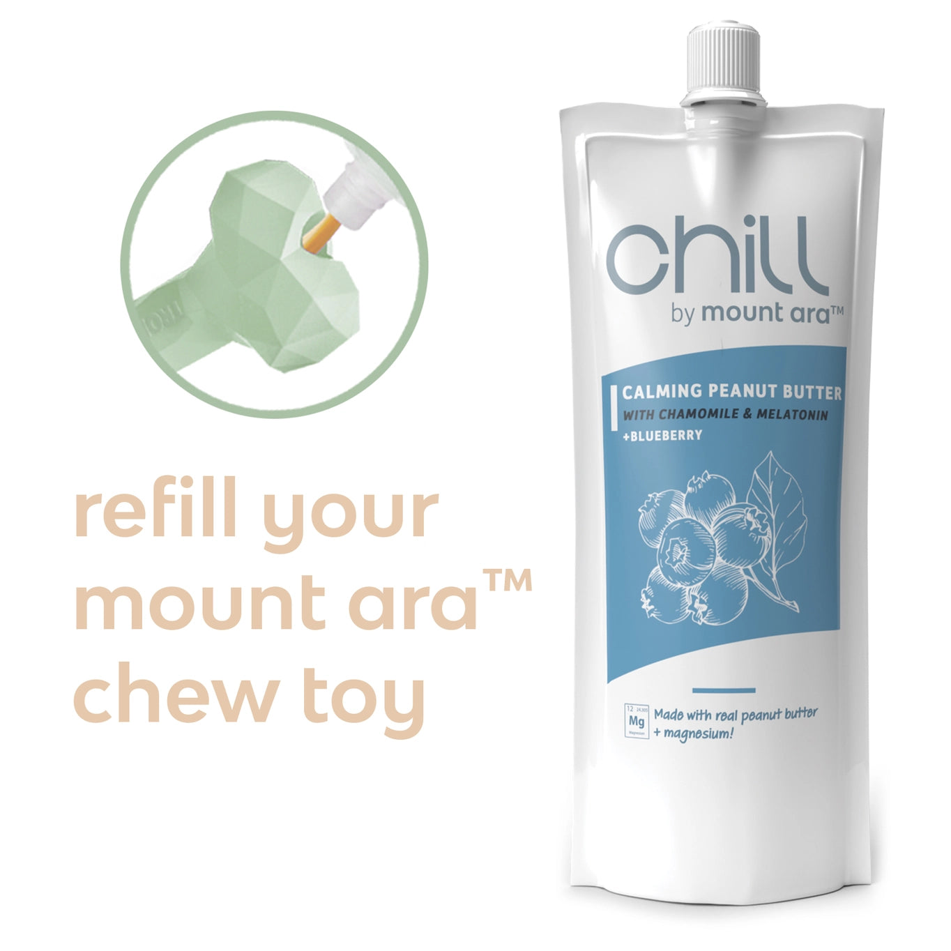 Mount Ara Functional Calming Peanut Butter & Blueberry