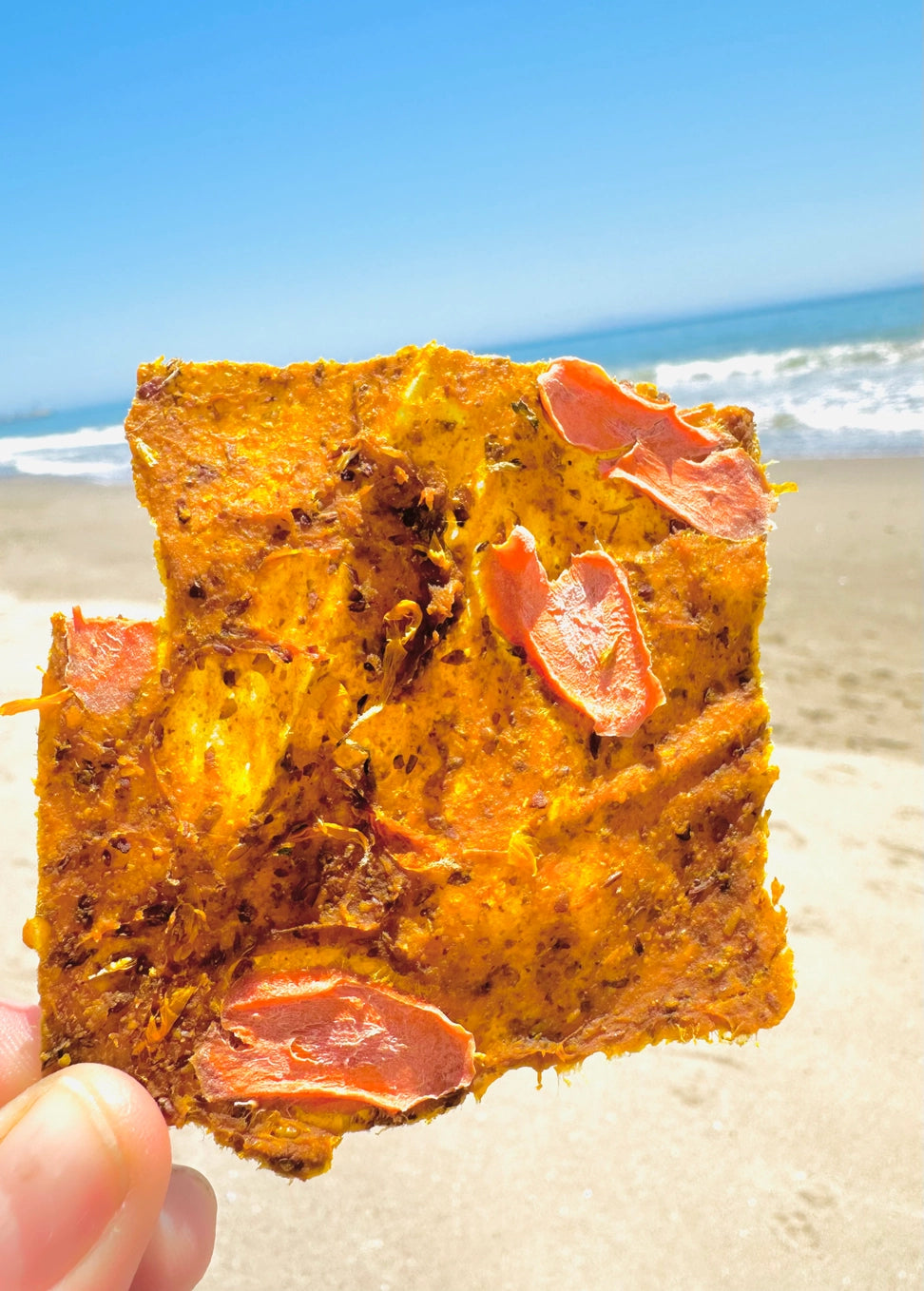 Fur Monster Goodies Organic Turkey Bark: Air Dried Jerky Treat