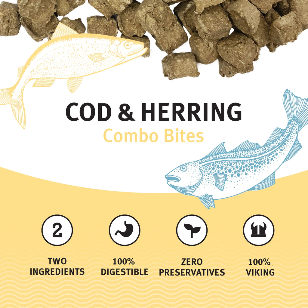 Icelandic+ Cod & Herring Combo Bites