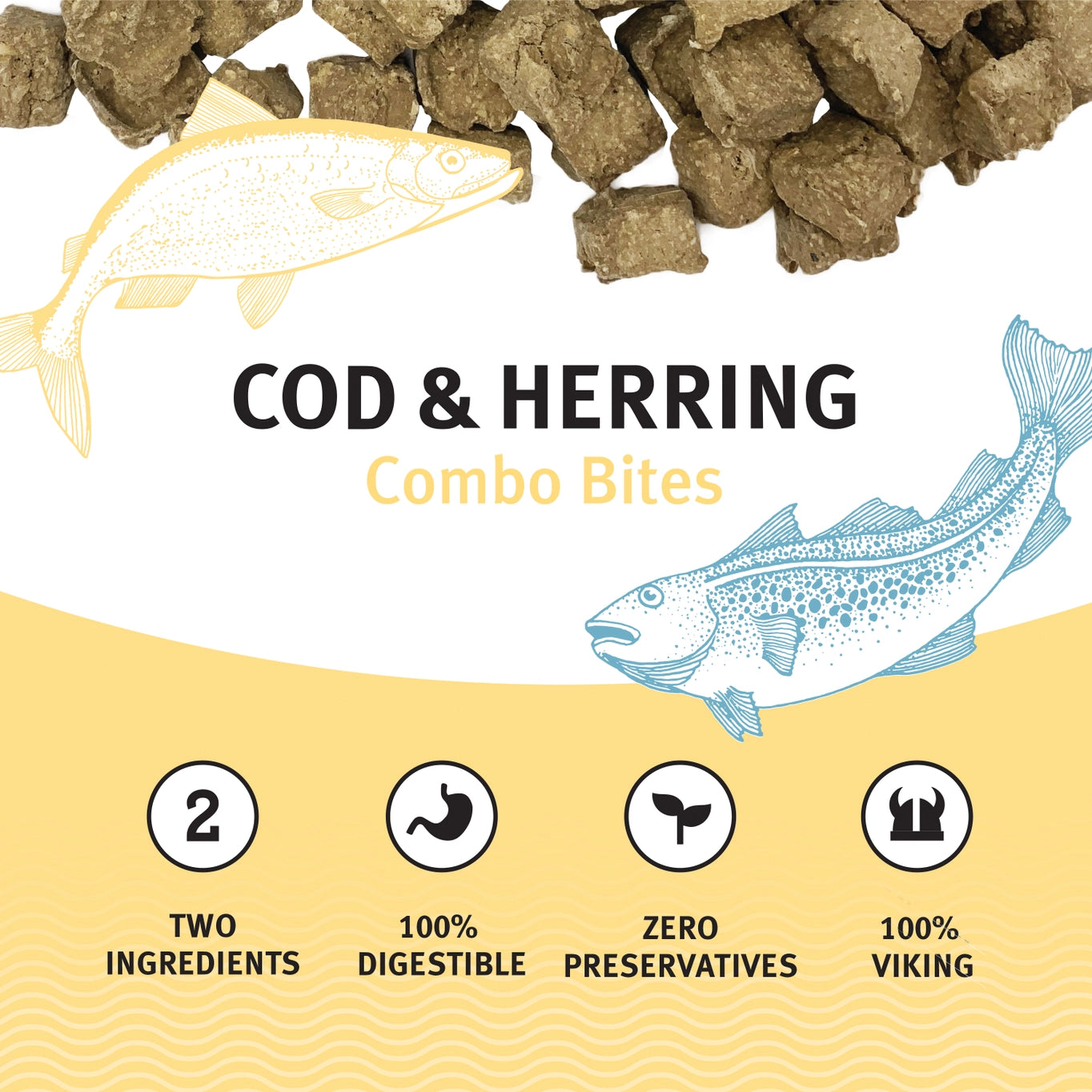 Icelandic+ Cod & Herring Combo Bites