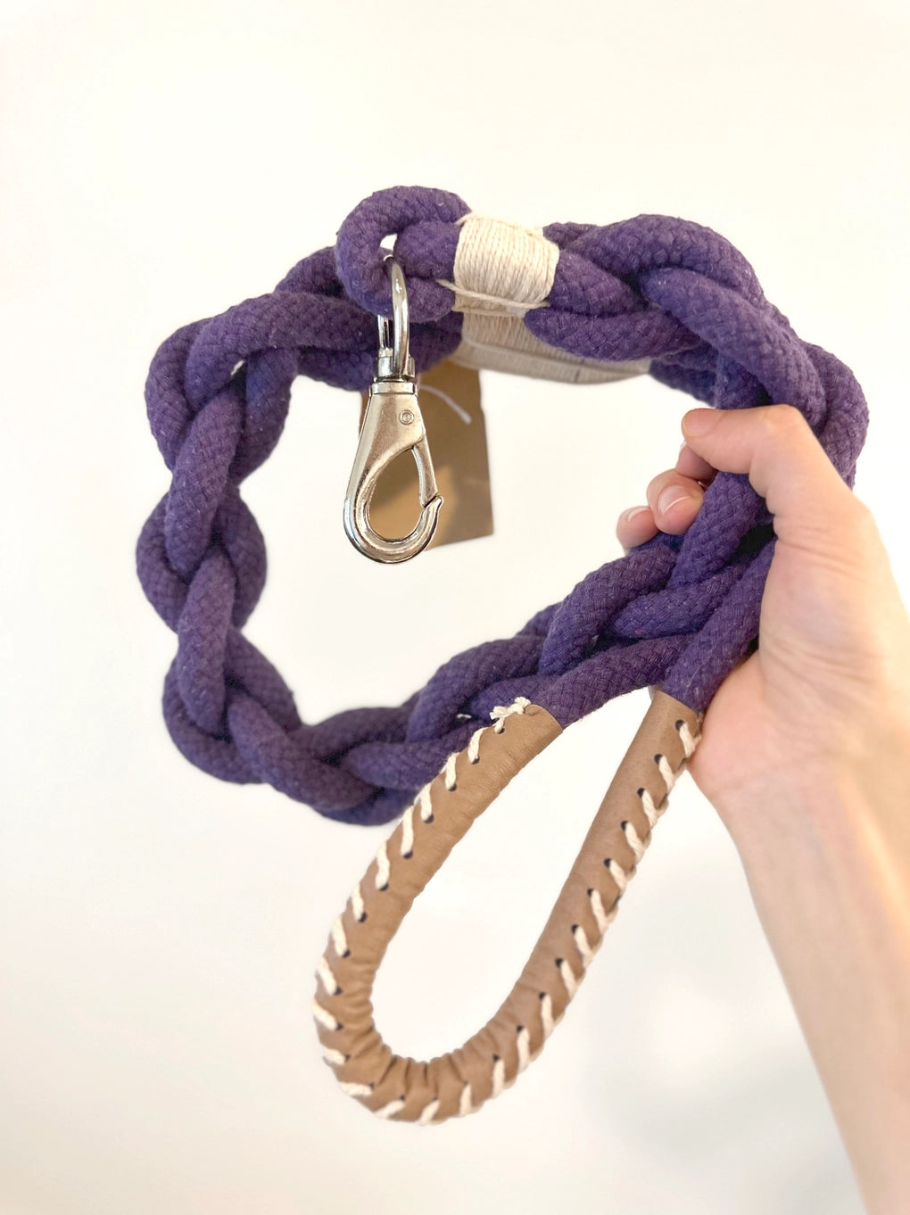 Monli Handmade Sustainable Cotton Rope Dog Leash