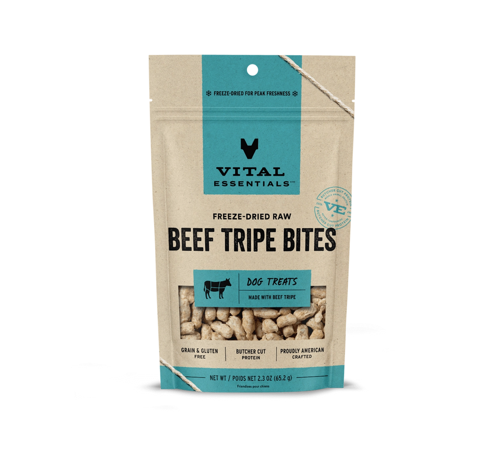 Vital Essentials Beef Tripe Bites Dog Treats