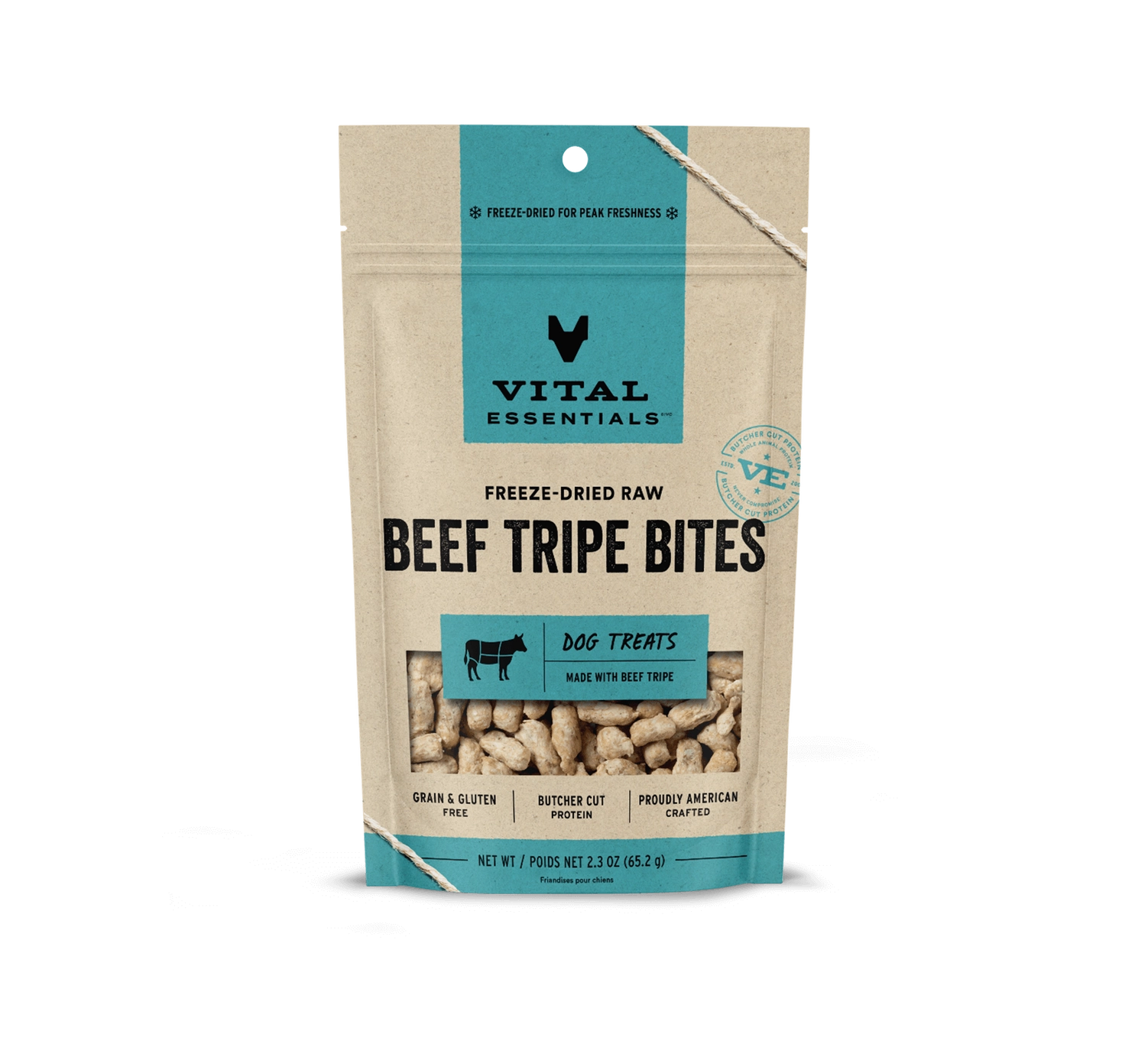 Vital Essentials Beef Tripe Bites Dog Treats