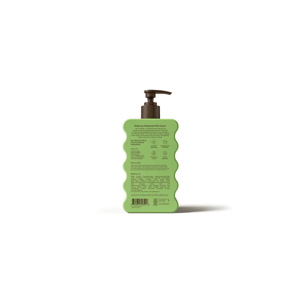 Welltayl Dog Coat Wash + Conditioner (Cat-Safe)