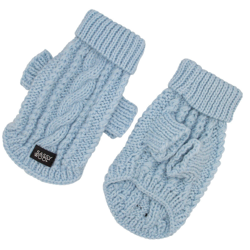 Sassy Woof Dog Cable Knit Sweater