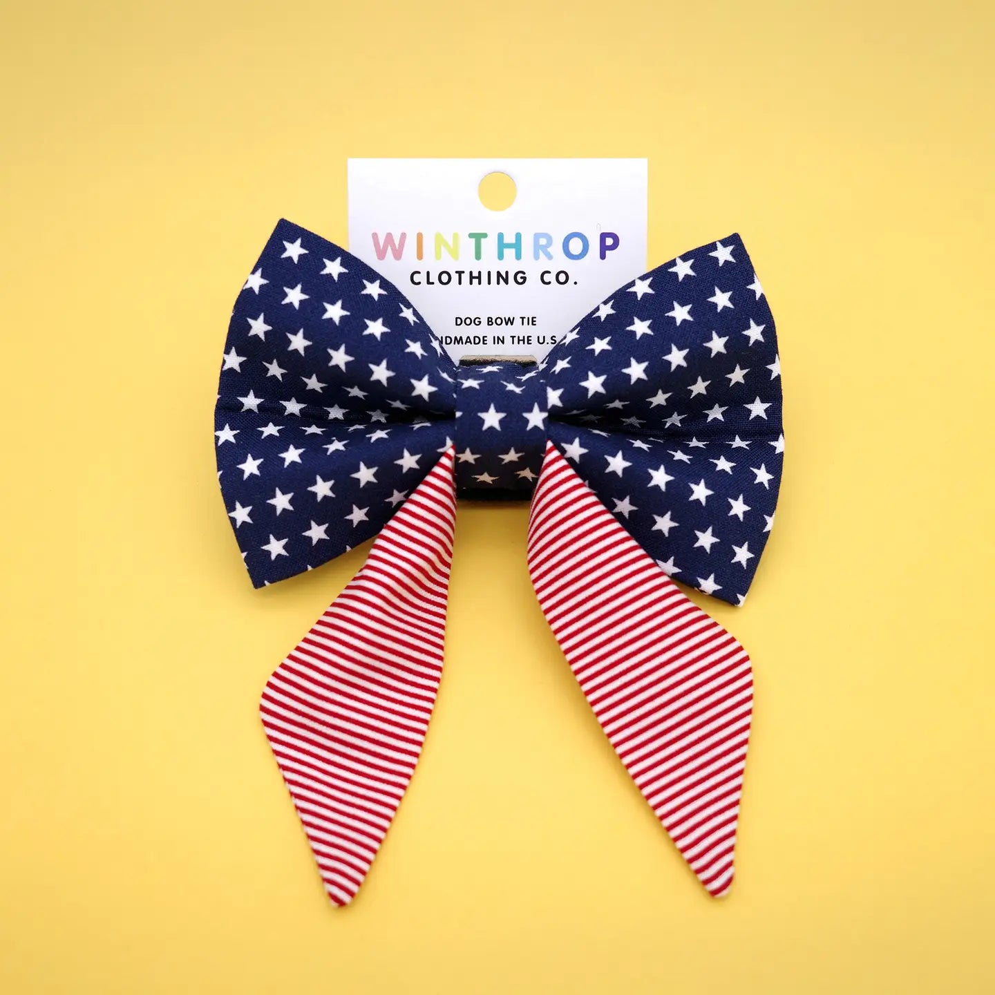 Winthrop Clothing Co. Stars and Stripes Sailor Dog Bow
