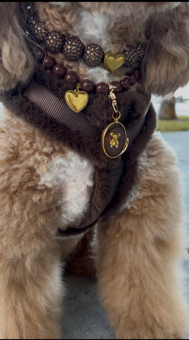 GIGI's USA Comfort Furlowe Harness - Mocha