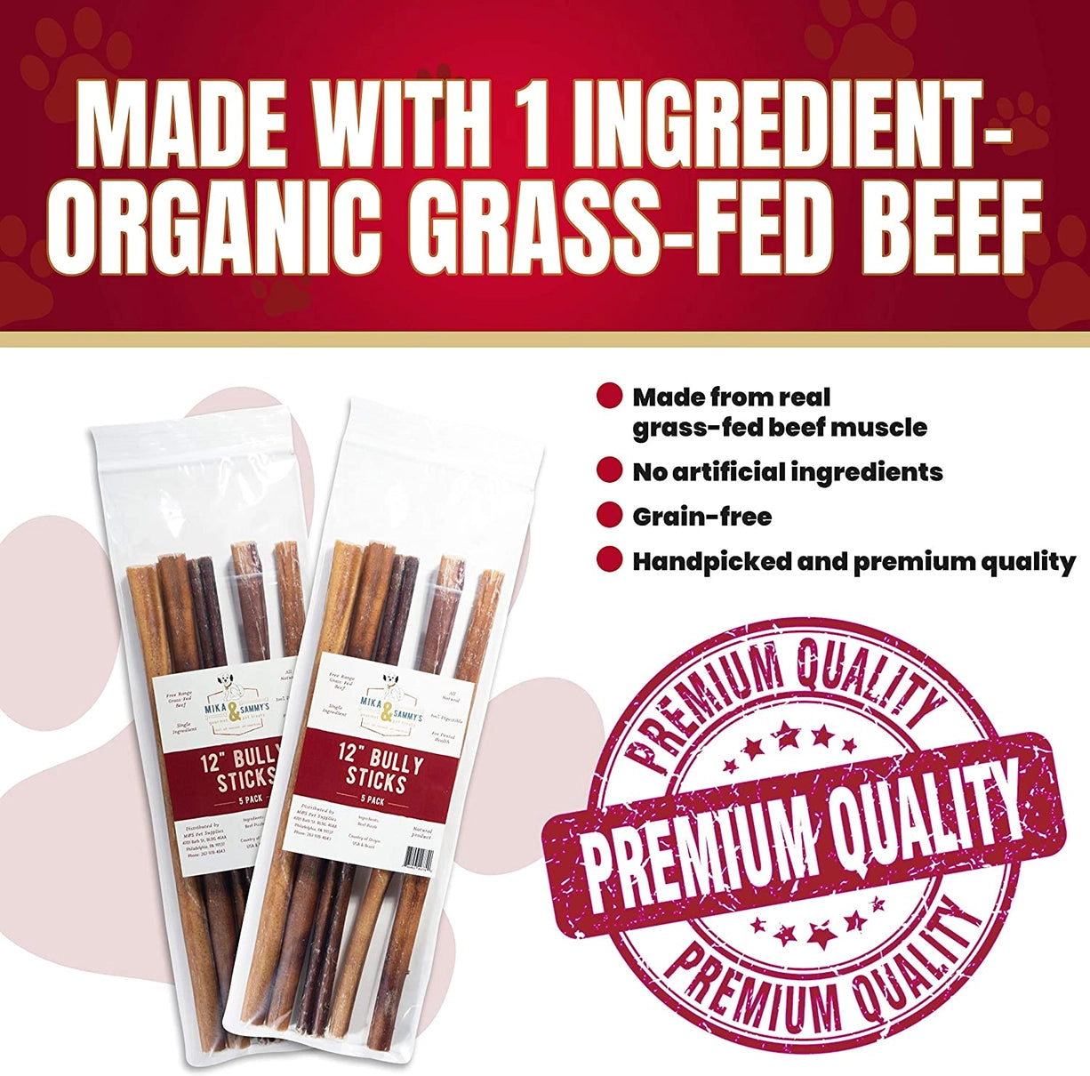 6"-12" Jumbo Bully Sticks