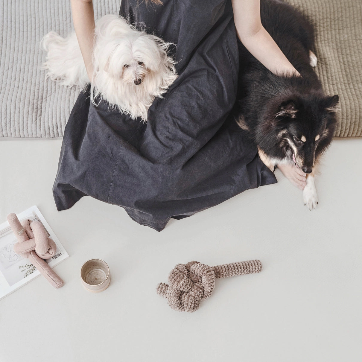 Lambwolf Collective Nounou Dogwood with Squeakers Enrichment Toy