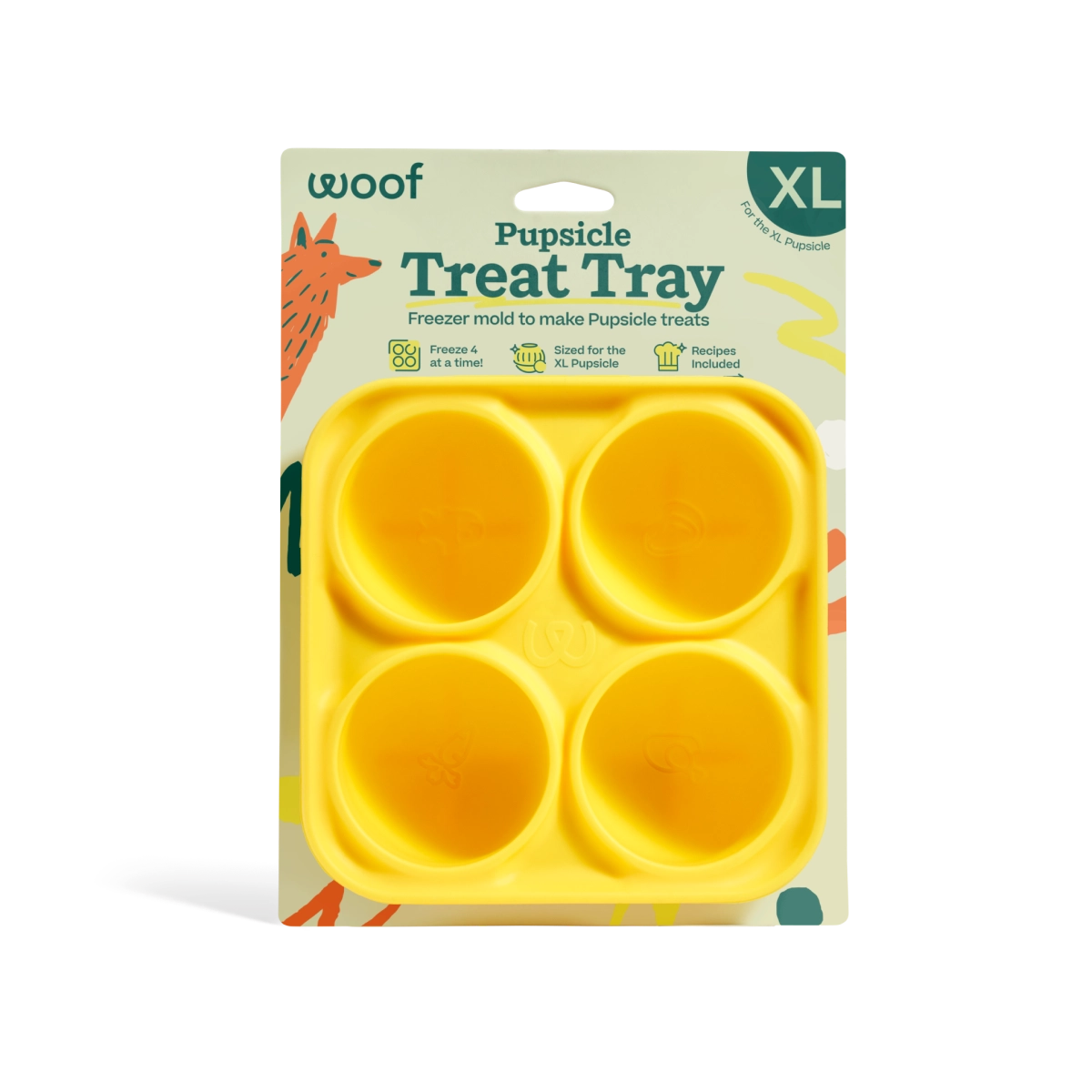 Woof Pupsicle Treat Tray
