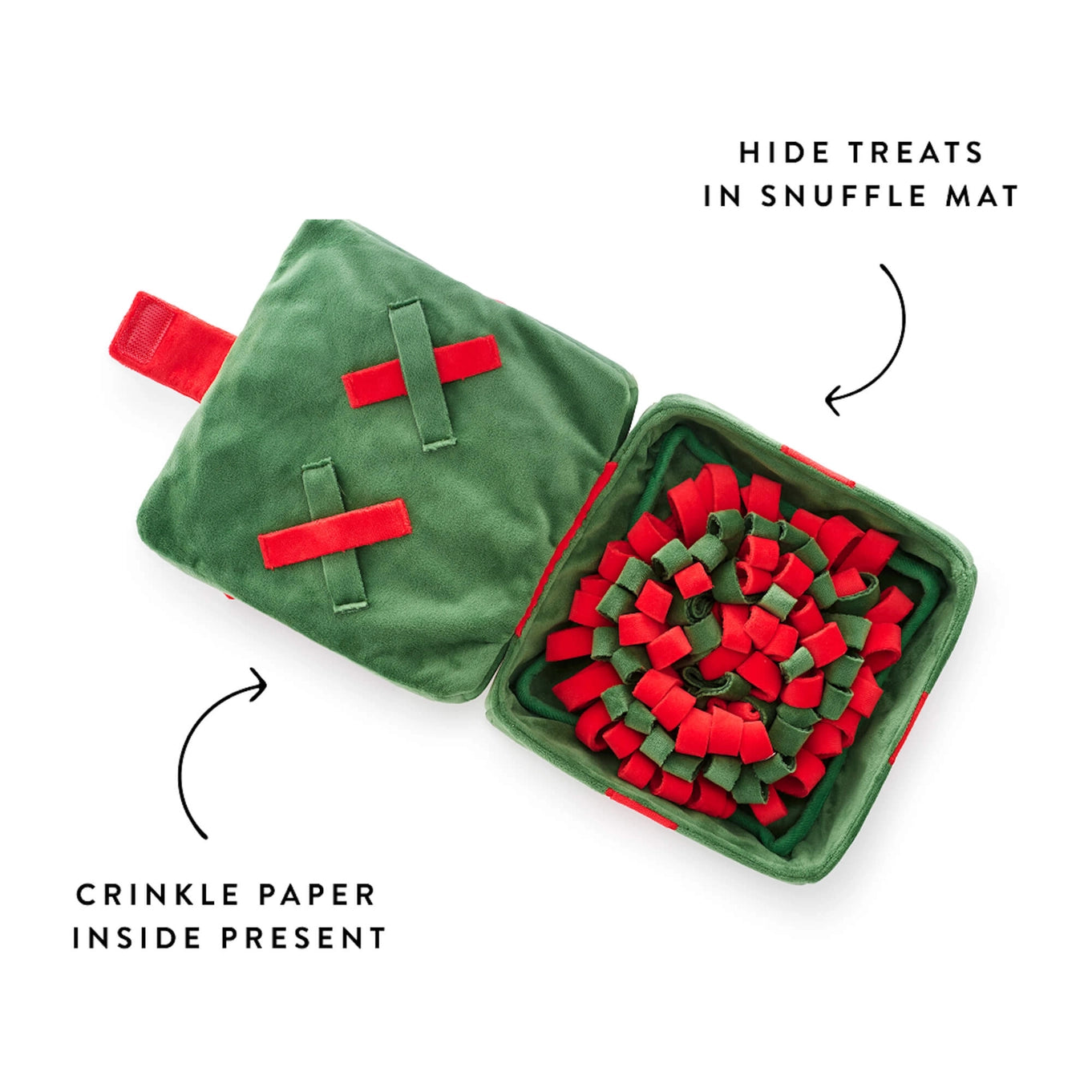The Foggy Dog Holiday Present Snuffle Dog Toy