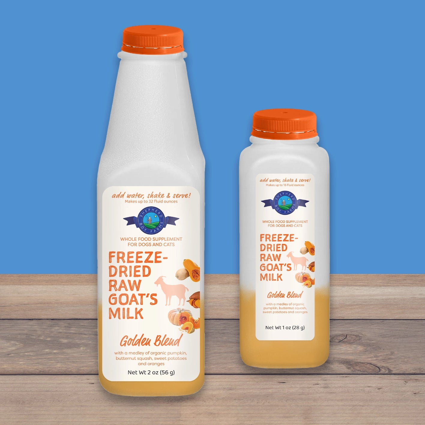Shepherd Boy Farms Freeze Dried Raw Goat Milk Golden Blend