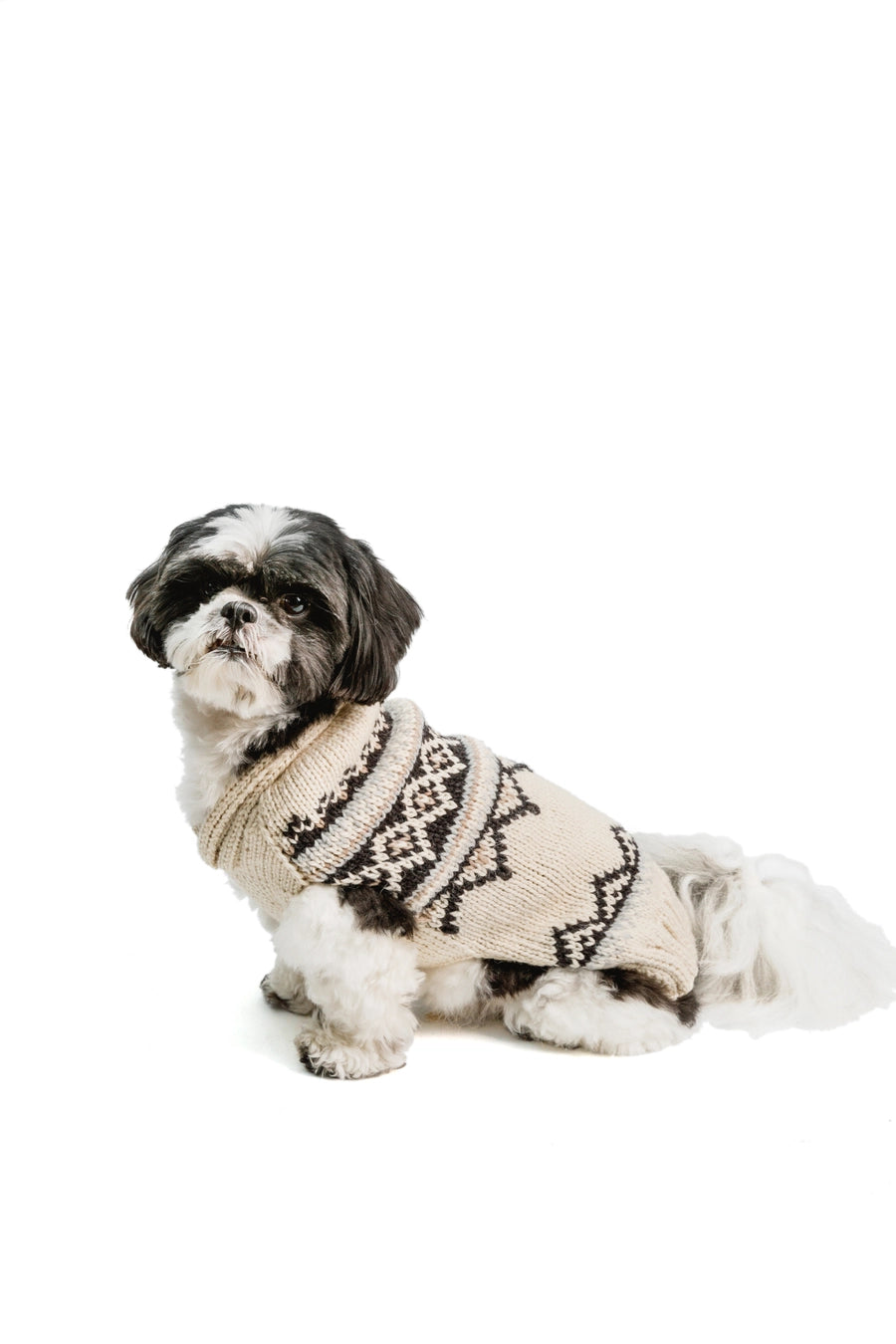 Chilly Dog Alpaca Cream Wyatt Sweater