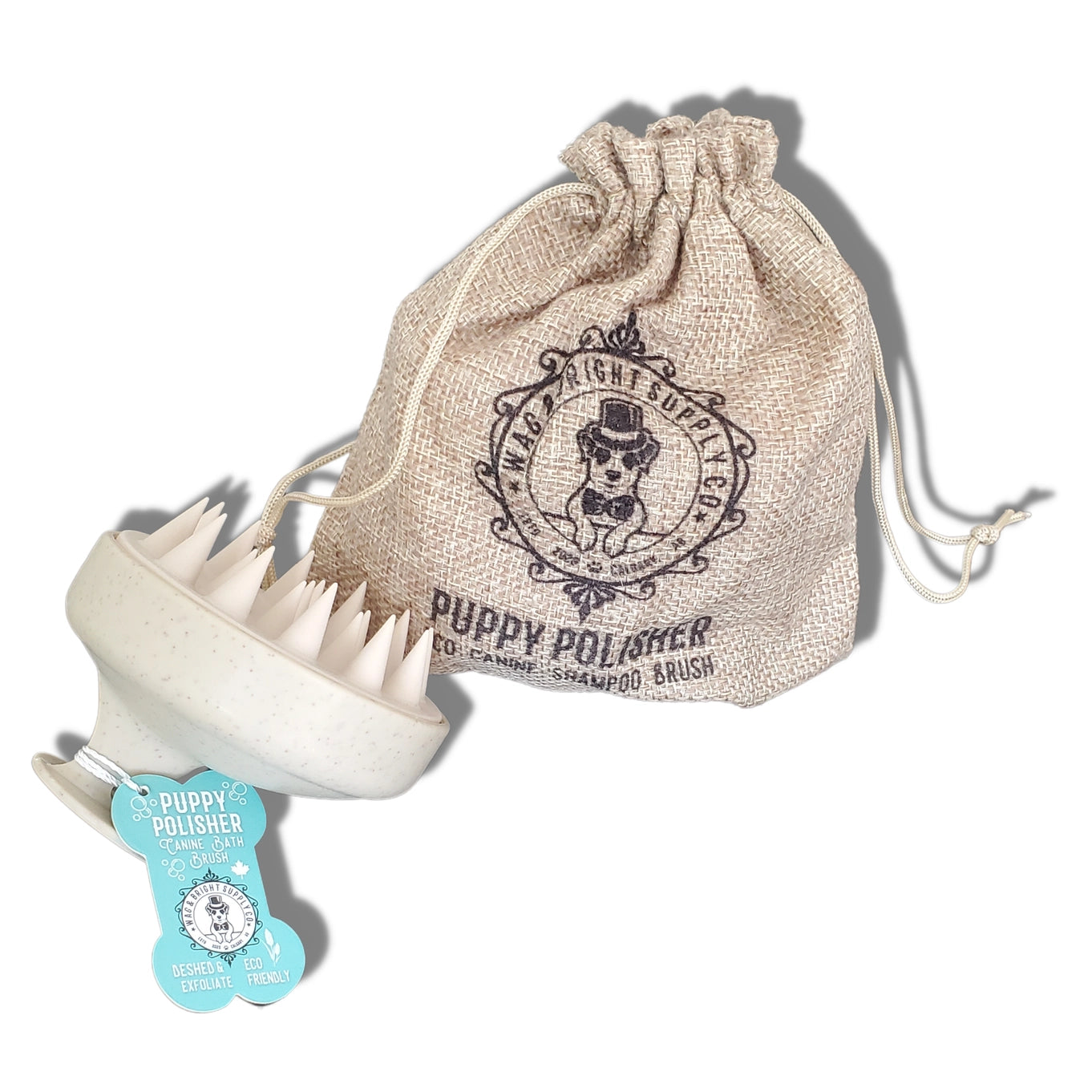 Wag And Bright Puppy Polisher Eco Shampoo Brush