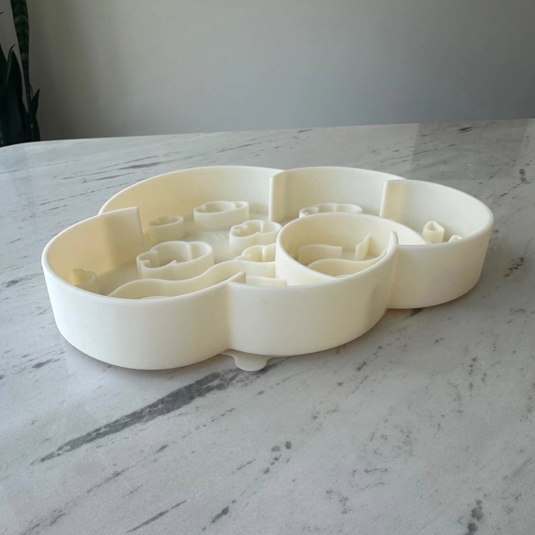Ollie B. Good Cloud Slow Feeder Bowl | Coconut