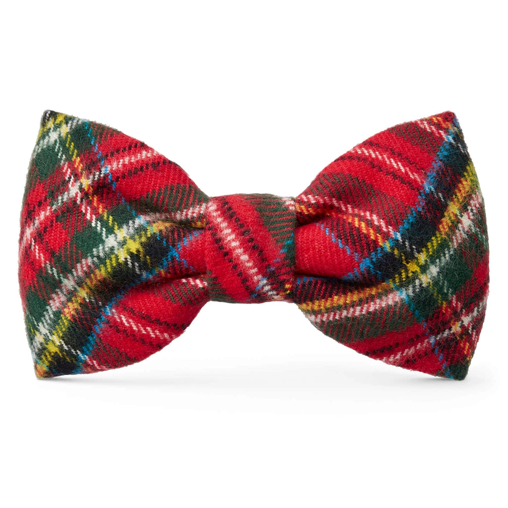 The Foggy Dog Tartan Plaid Flannel Holiday Dog Bow Tie