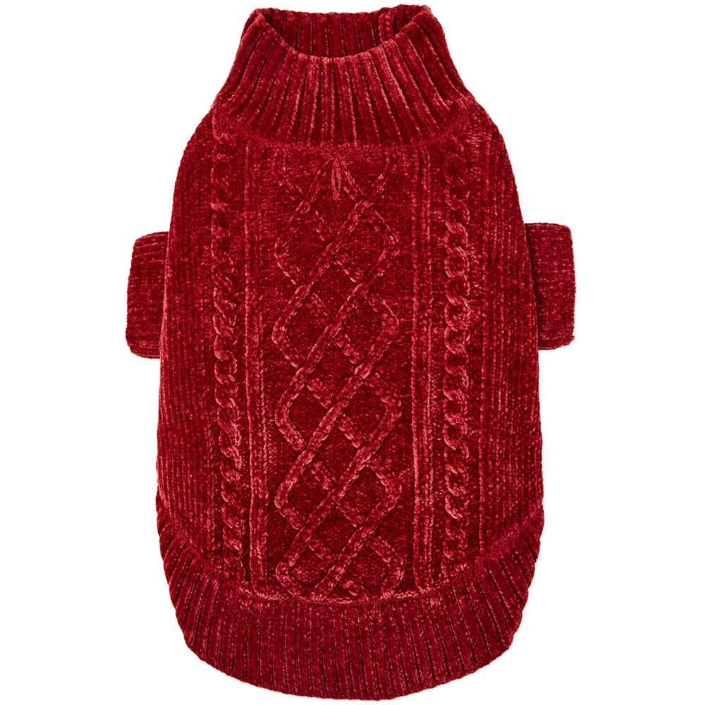 Chenille Dog Sweater