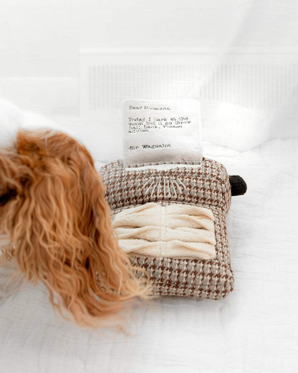 Lambwolf Collective - Typewriter // Enrichment Dog Toy