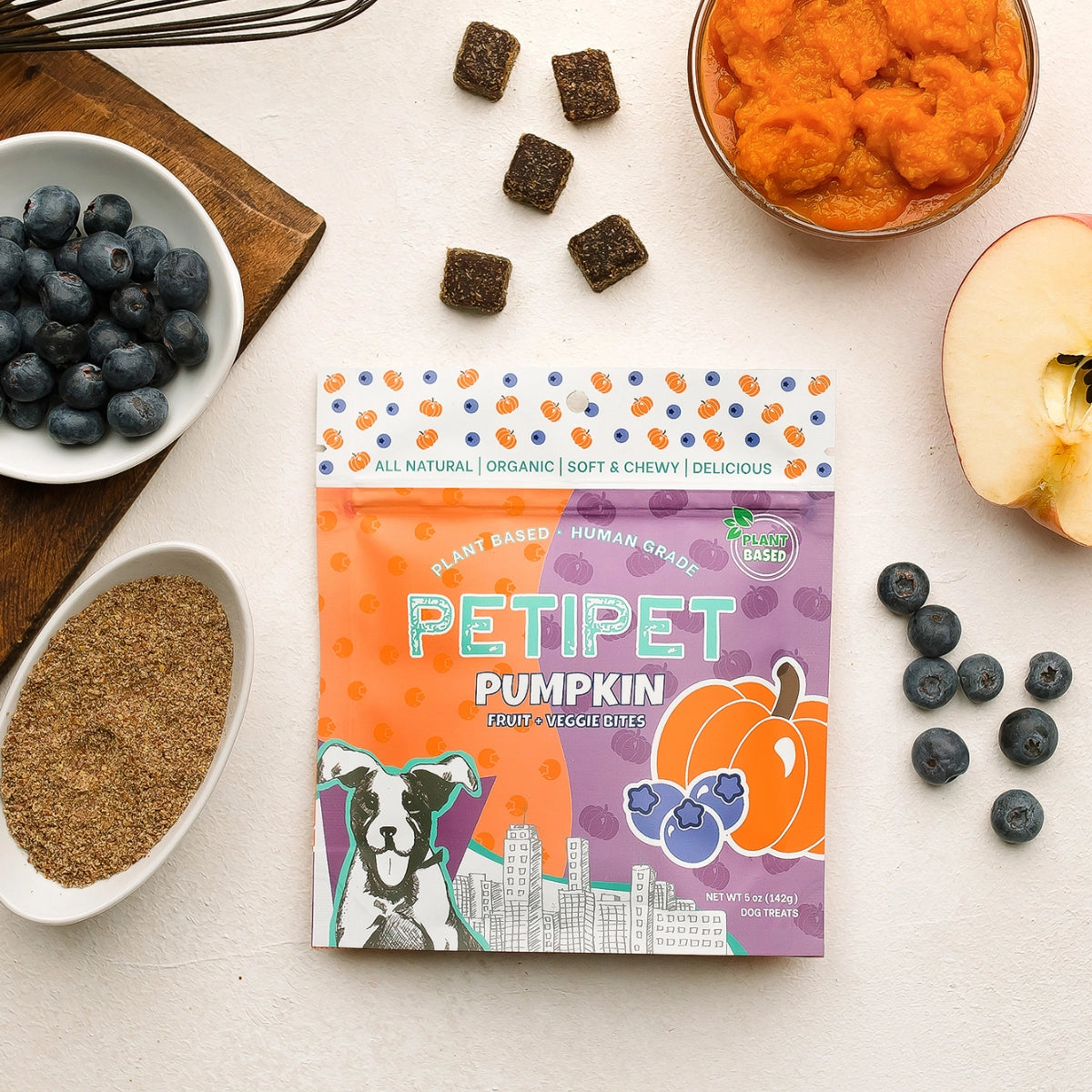 Petipet Pumpkin Treats - Vegan