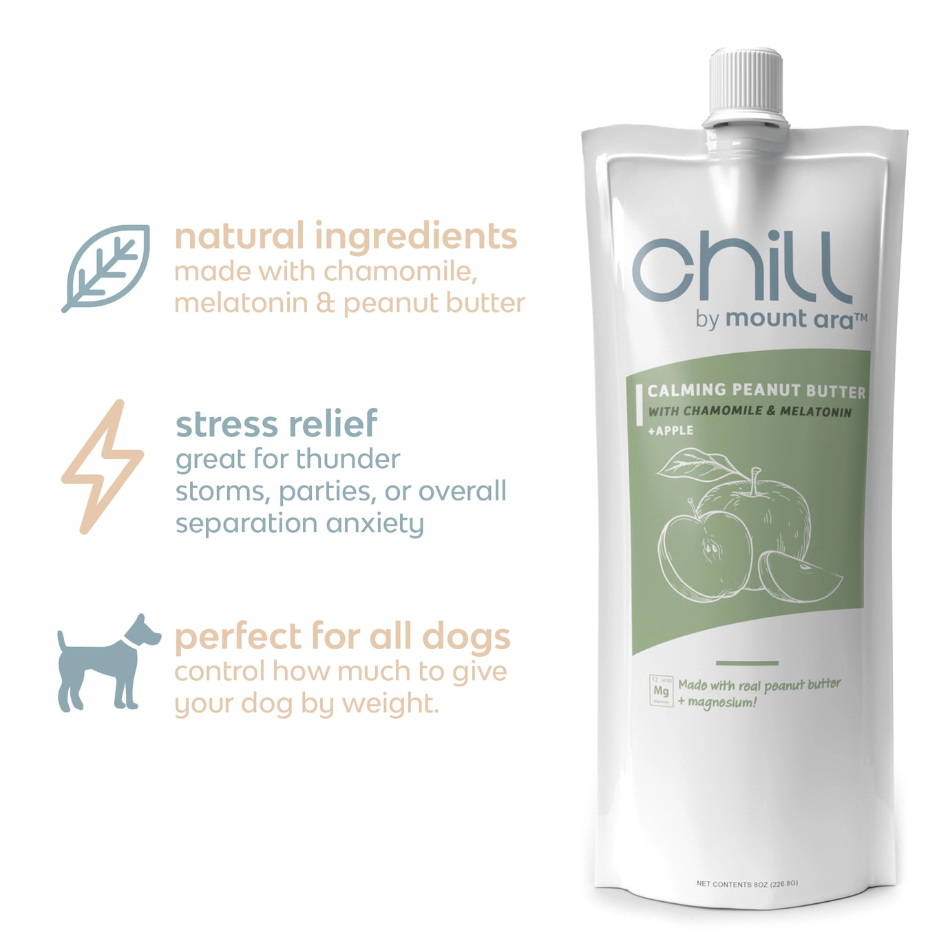 Mount Ara Functional Calming Peanut Butter & Apple