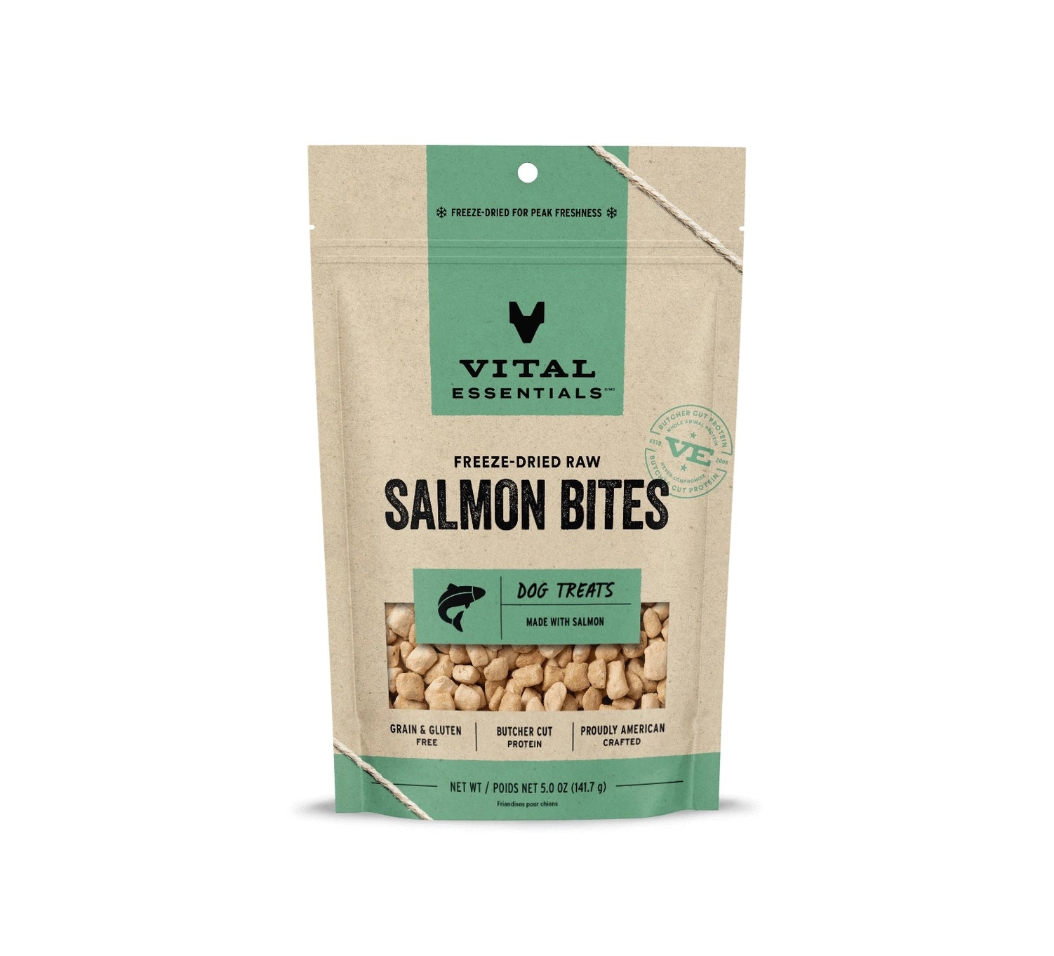 Vital Essentials Freeze Dried Raw Salmon Bites