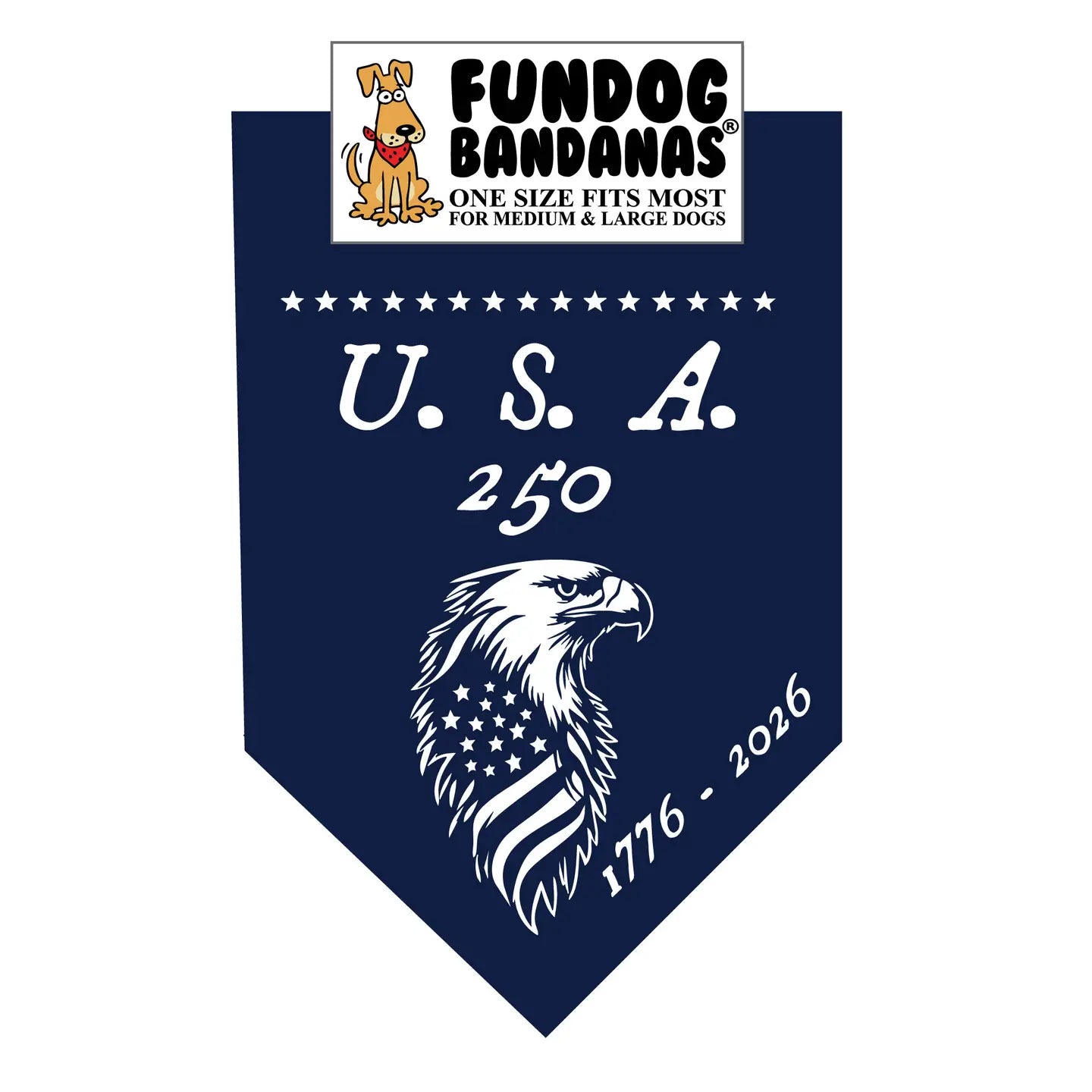 FunDog Bandanas - USA 250 Anniversary Bandana