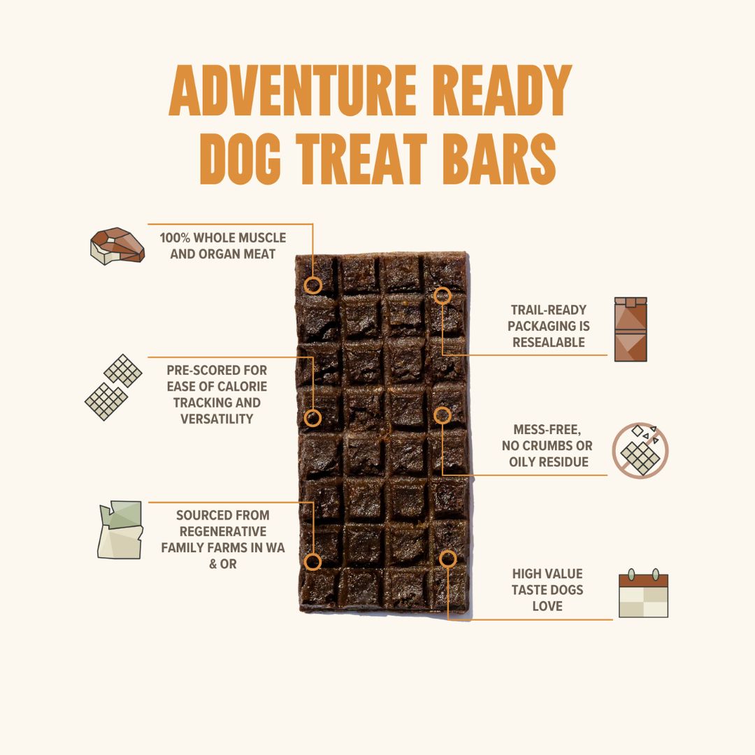 Ryōken Instinct Pork Treat & Snack Bar For Active Dogs - Energy & Recovery