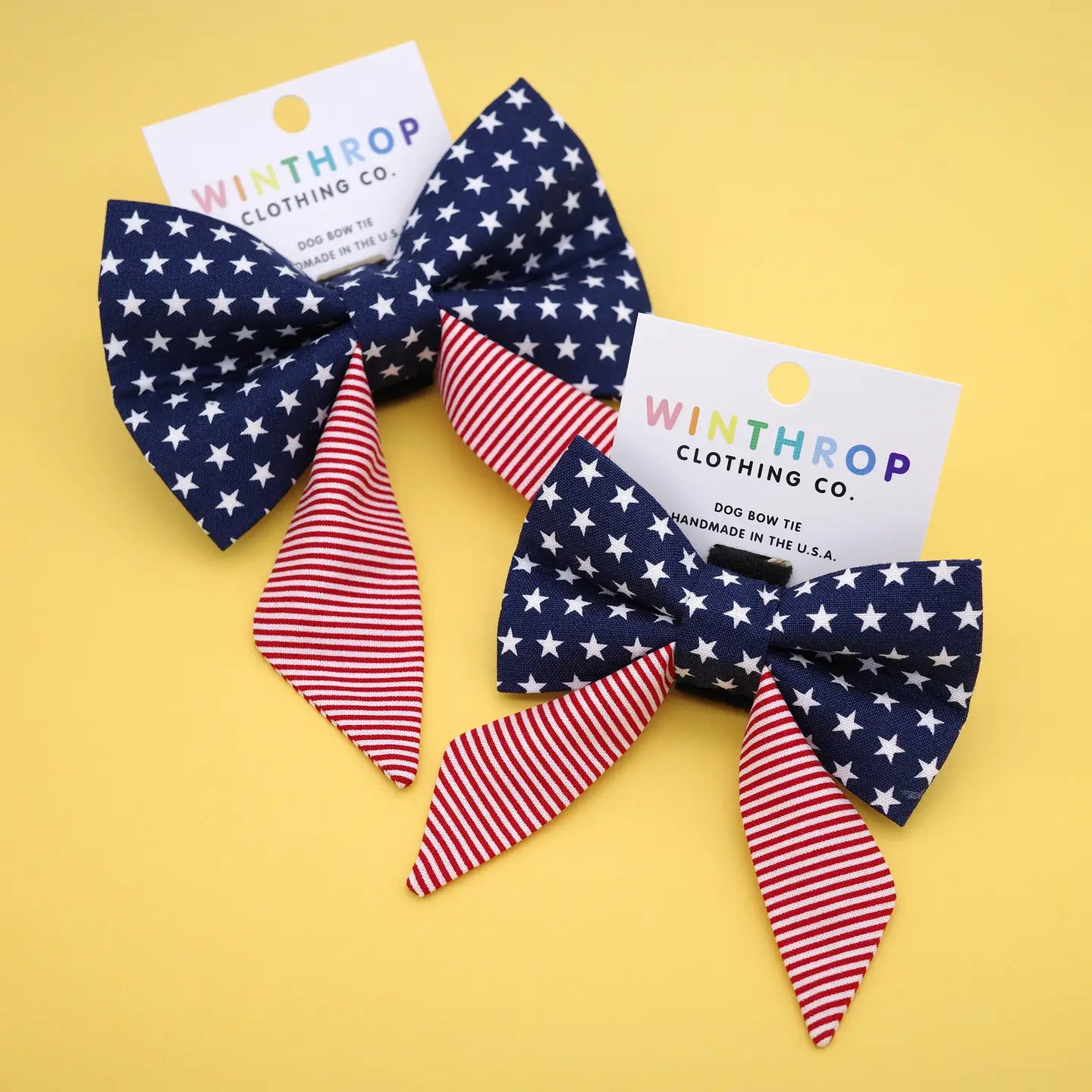 Winthrop Clothing Co. Stars and Stripes Sailor Dog Bow