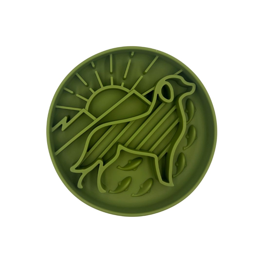 Pawsome Tails Golden Hour Slow Feeder Bowl