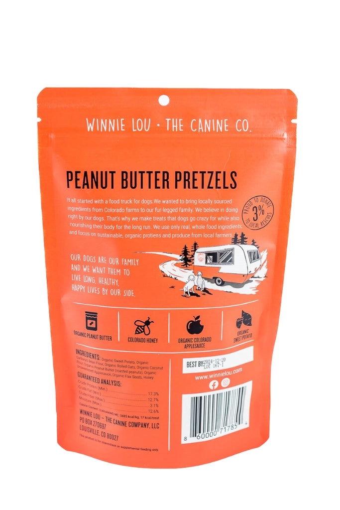 Winnie Lou Peanut Butter Pretzels