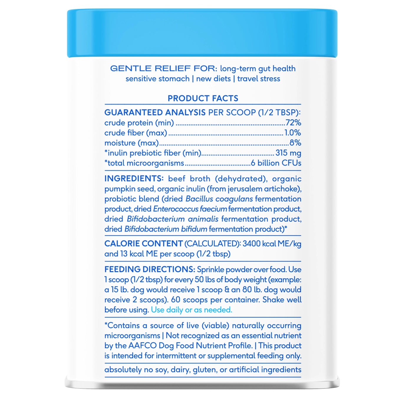 Native Pet Probiotic & Prebiotic Powder Vet-Formulated Supplement
