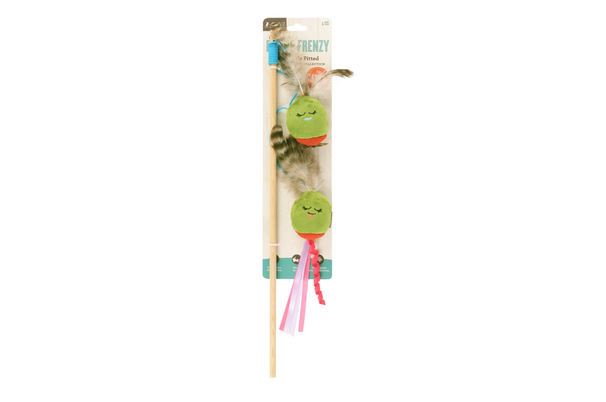 Feline Frenzy Wand Toy - Purrfectly Pitted
