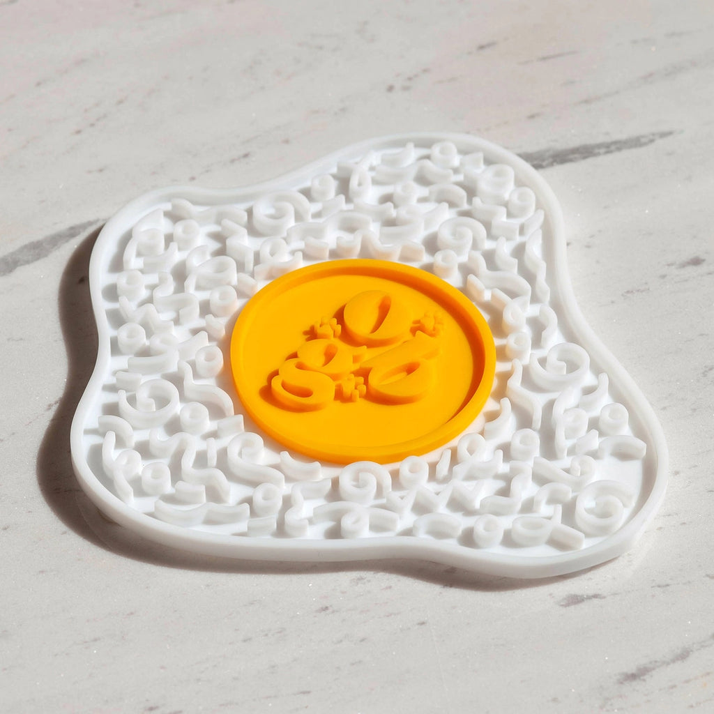 Ollie B. Good Sunny-Side-Up Egg Lick Mat