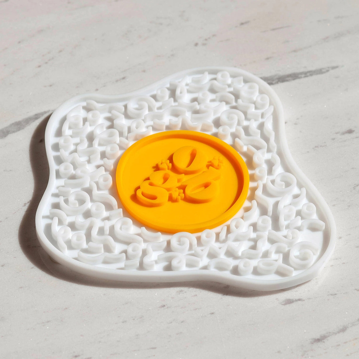 Ollie B. Good Sunny-Side-Up Egg Lick Mat