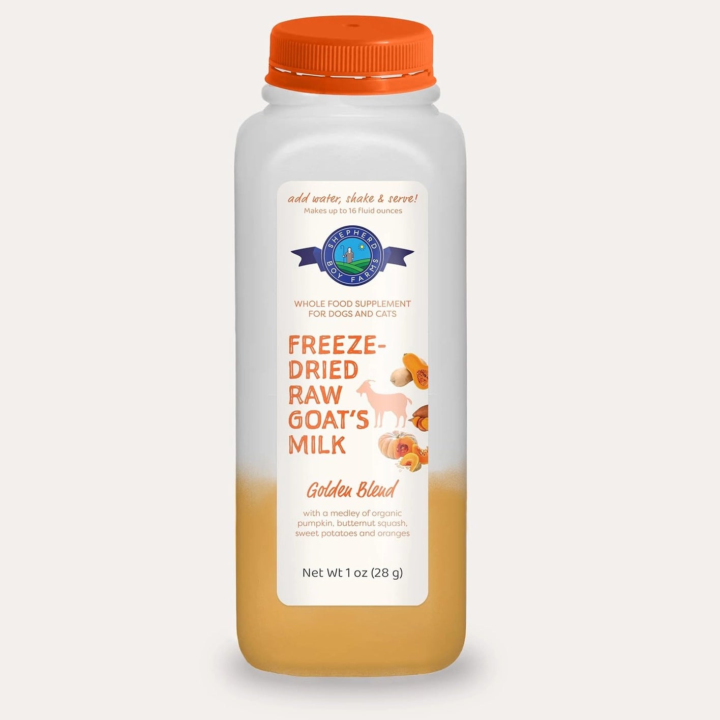 Shepherd Boy Farms Freeze Dried Raw Goat Milk Golden Blend
