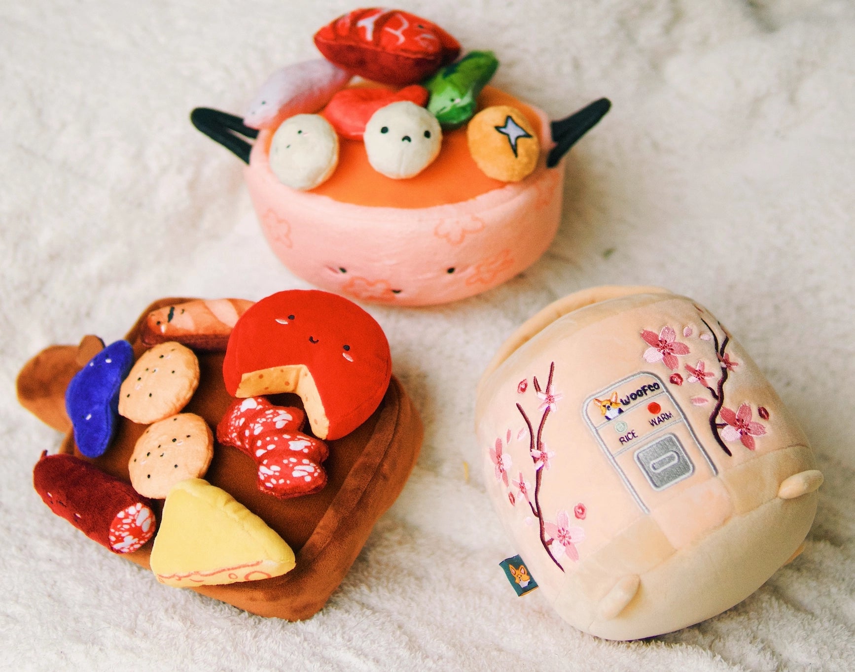 Woof & Co. Rice Cooker Dog Plush Toy