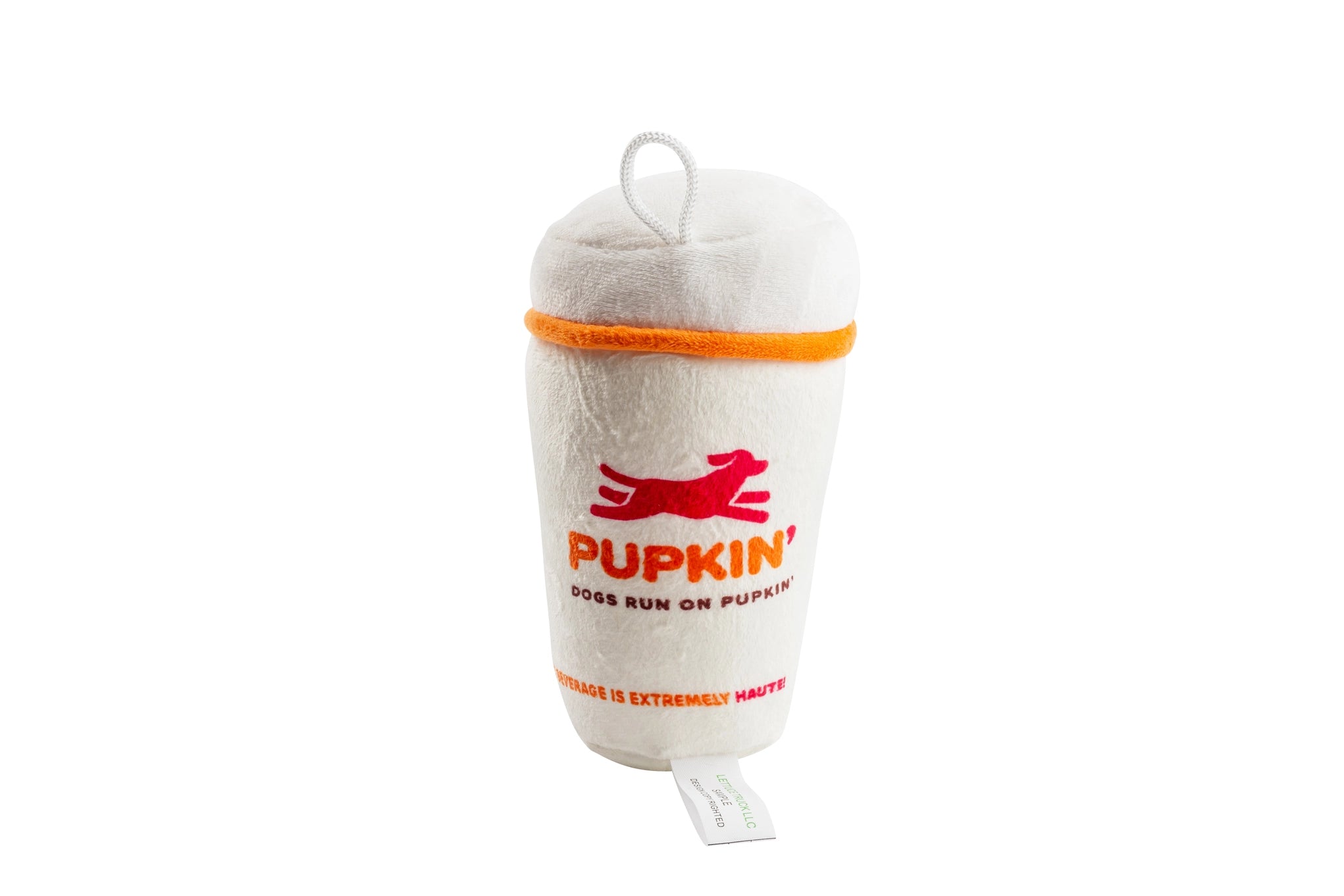 Haute Diggity Dog Pupkin' Donuts Hot Coffee Dog Toy