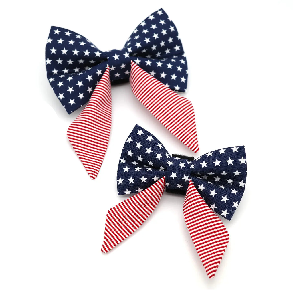 Winthrop Clothing Co. Stars and Stripes Sailor Dog Bow