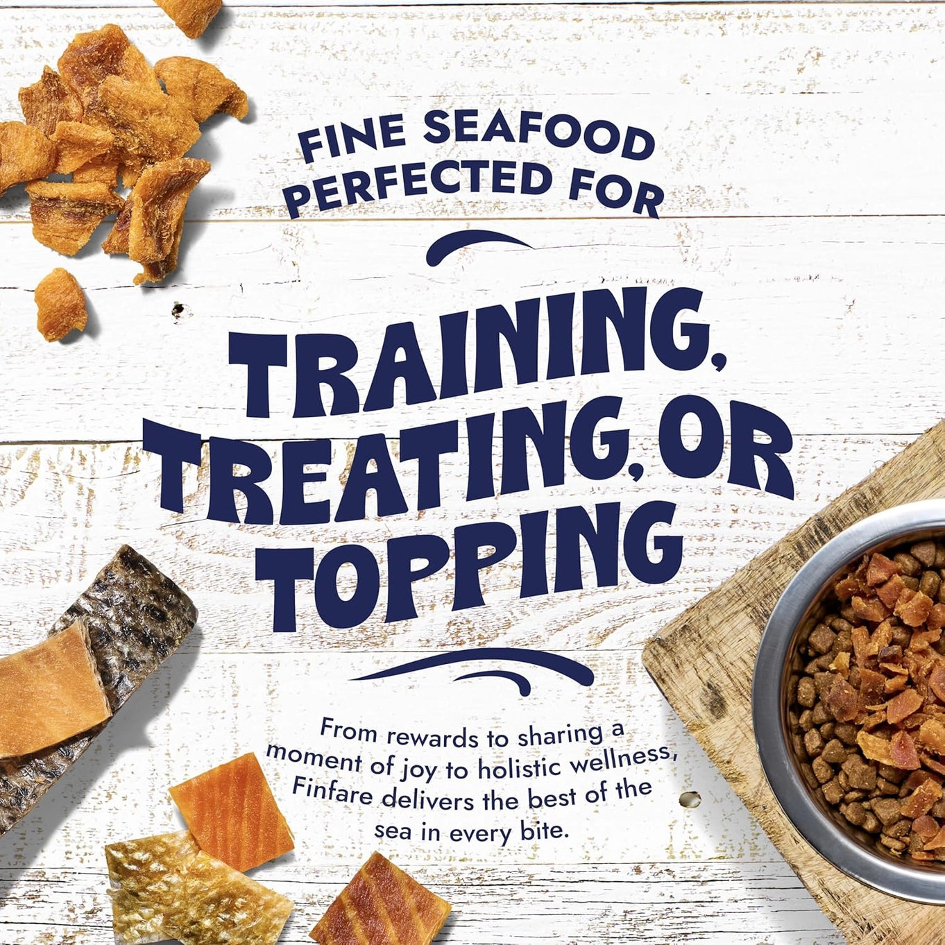 Finfare Freeze Dried Salmon Skins For Dogs & Cats
