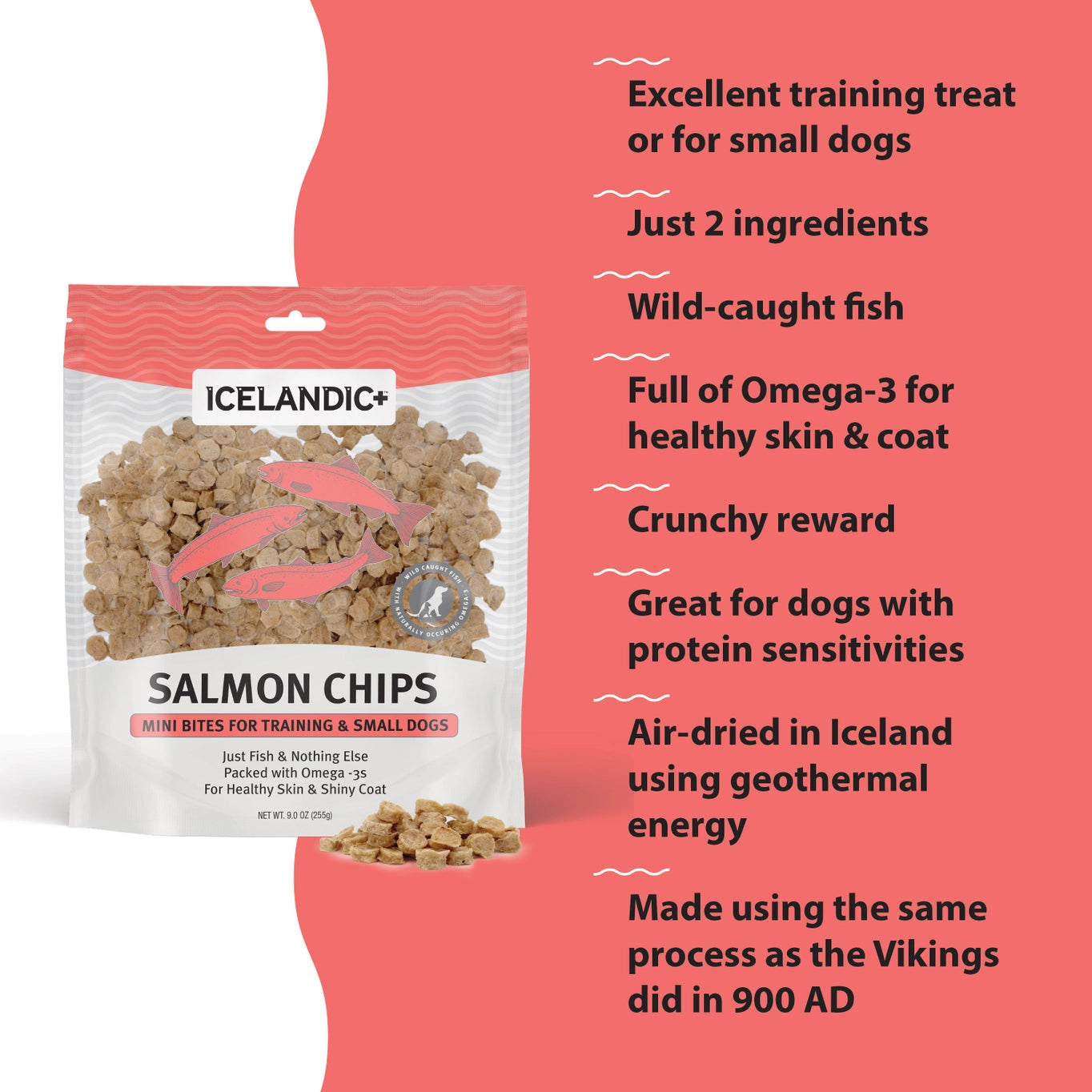 Icelandic+ Mini Salmon Chips 2.5oz